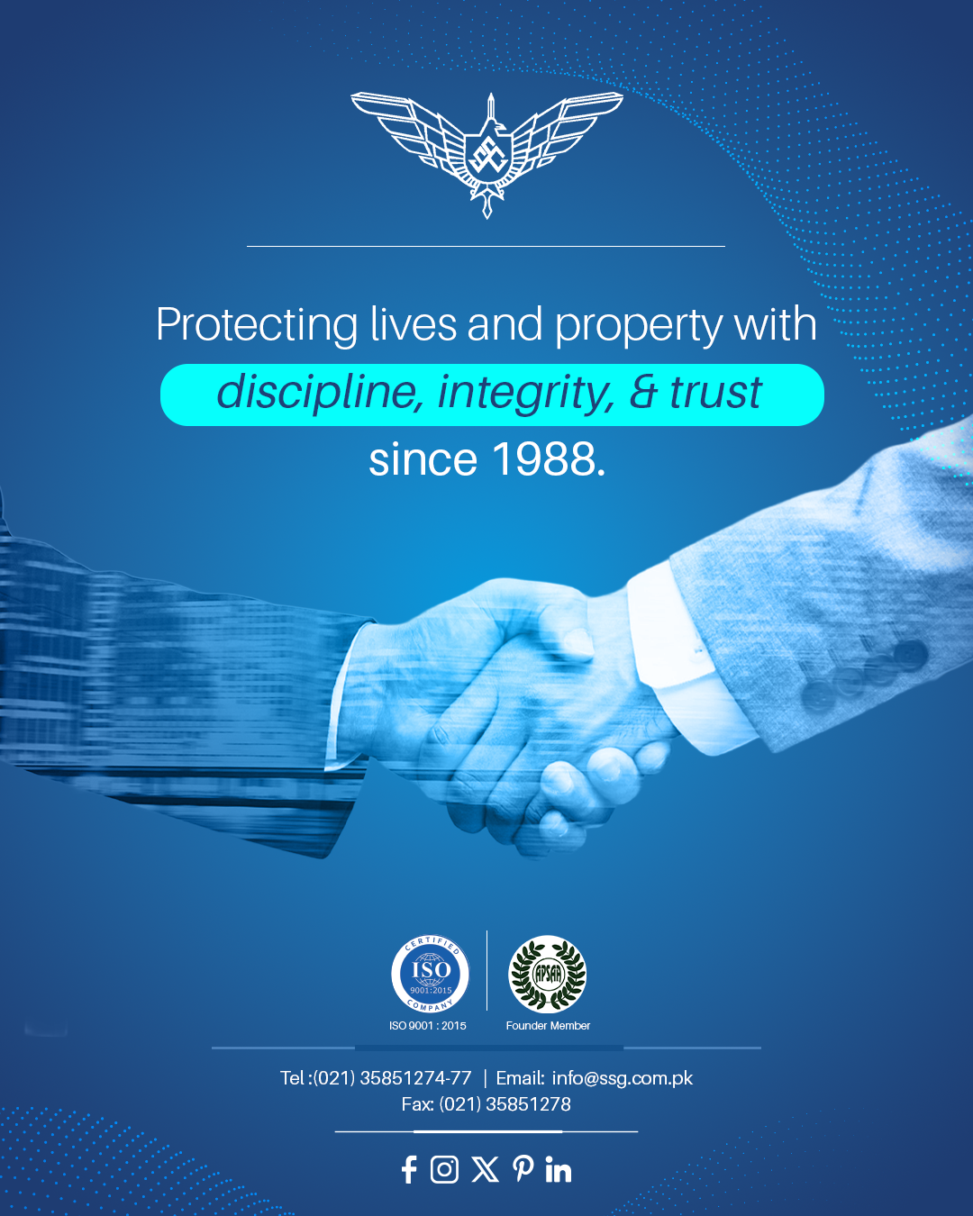 Superior Security Guards social media artwork.
